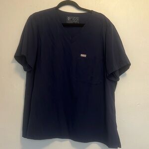 Women’s XXL/T Navy Figs Scrub Set